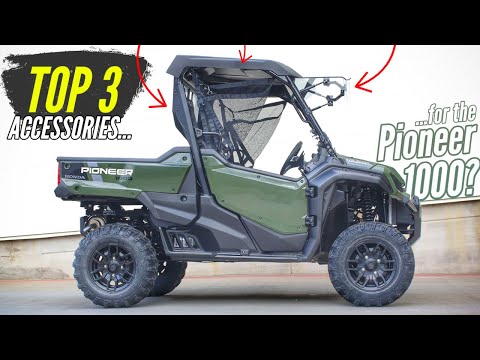 New Honda Pioneer 1000 Review: 3 Best UTV Accessories?