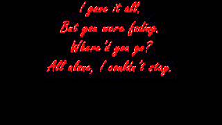 Part That&#39;s Holding On - RED: Lyrics Video