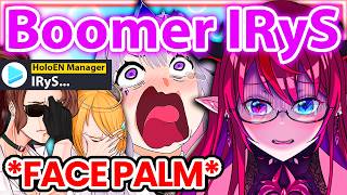 Biboo and Everyone LOST IT at How Boomer IRyS Is 【Hololive】