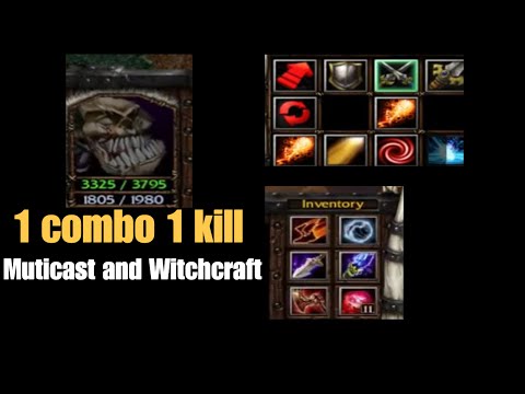 Dota LoD v6.85i - Naix with 1 combo 1 kill ( WITCHCRAFT AND MUTICAST ) - KXTB.Leo.KTai