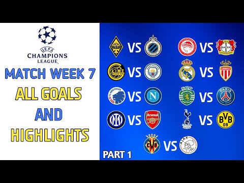 All Champions League Goals | Matchweek 7 (Tuesday - Part 1) | Highlights 2025/26