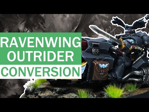 How To Convert Ravenwing Primaris Outriders - Warhammer 40k Conversion