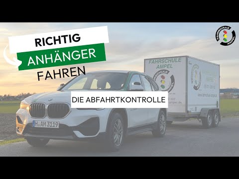 Successfully towing a trailer - Your pre-departure check Class BE