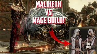 Beat BEAST CLERGYMAN/MALIKETH The Black Blade! Mage Build And Rock Sling | Elden Ring