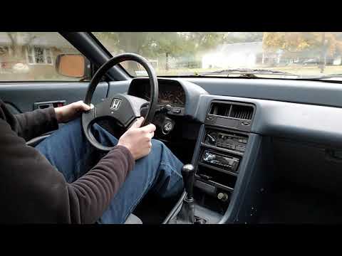1988 Honda CRX Test Drive