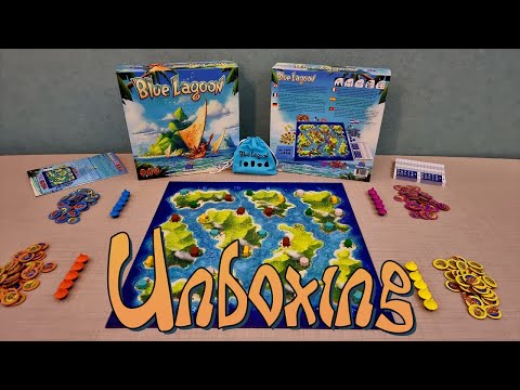 Blue Lagoon - ASMR Board Game Unboxing