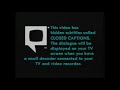 Closed Captions Screens 1998 2000 UK