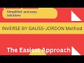Inverse By Gauss Jordon Method For 2x2 Matrix