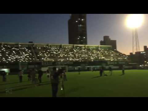 Alejandro Martinuccio graba el estadio de Chapecó