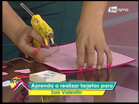 Aprenda a realizar tarjetas para San Valentín