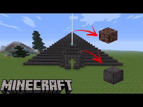 FIZ A MAIOR PIRAMIDE DE NETHERITE DO MINECRAFT(1.16.1)