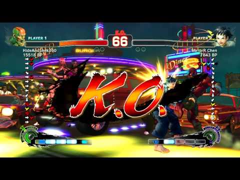 HideAndSeek360 ( Dhalsim ) vs MirrorR Chen ( Makoto ) - SSF4 Ranked