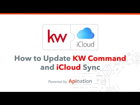 How to Update Your KW Command and iCloud Syncs