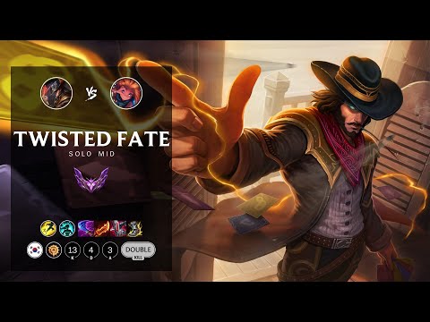 Twisted Fate Mid vs Zoe - KR Master Patch 12.14