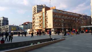 Habib Malik in Pristina city centre Kosovo