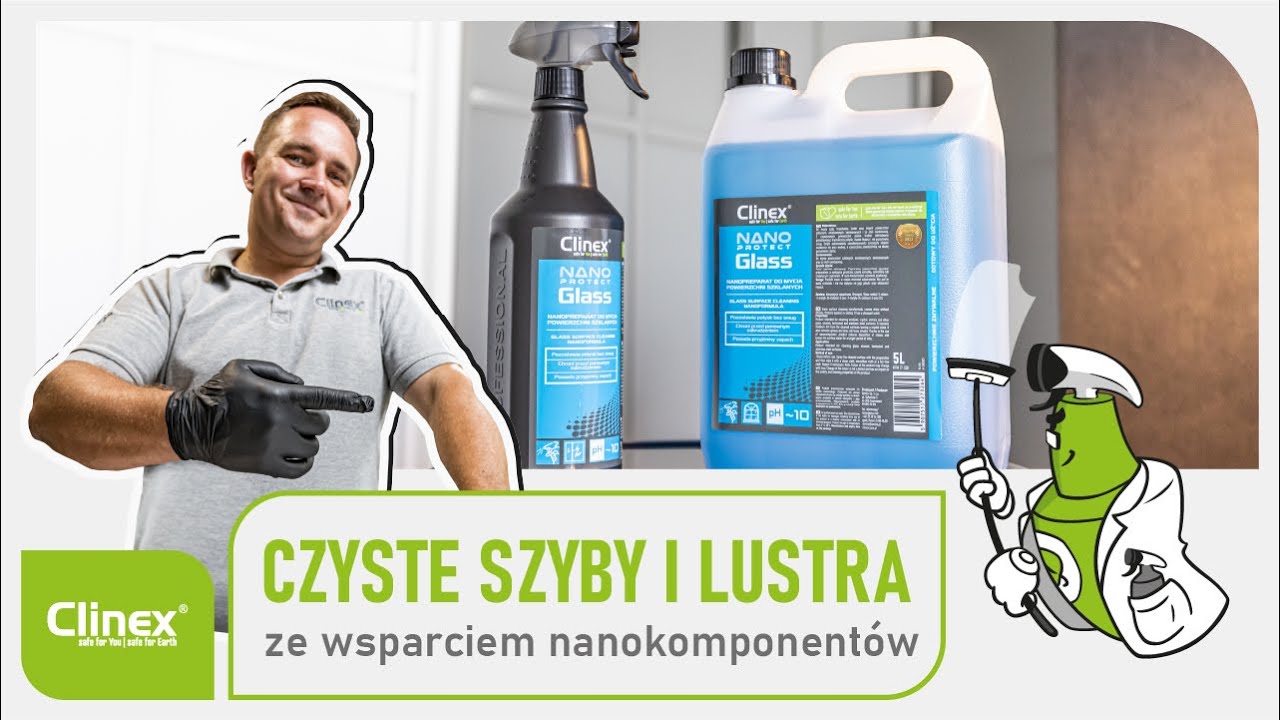 🪟Czyste szyby i lustra ze wsparciem nanokomponentów 🔬