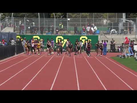 Frosh Girls 100m, H6 Castro Valley Relays 2023