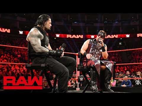 Roman Reigns brings out The Miz’s fire on “Miz TV”: Raw, May 13, 2019