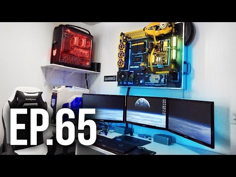 Room Tour Project 65 - Best Gaming Setups w/ Wall Transformers PC!