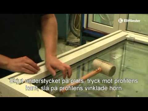 Byte av aluminiumbeklädnad för utåtgående fönster