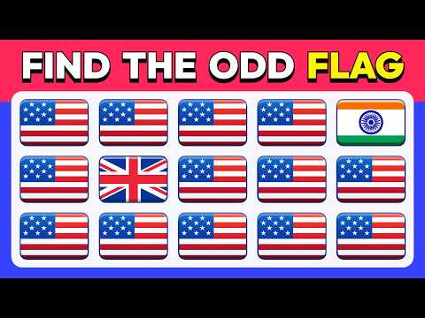 Spot the Different Flag 🇮🇳🇺🇸🌍 | Ultimate Country Flags Quiz