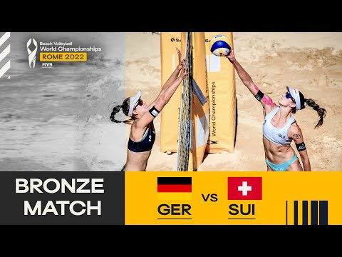 Muller/Tillmann vs. Heidrich/Vergé-Dépré, A. - Bronze Highlights Rome 2022 #BeachWorldChamps