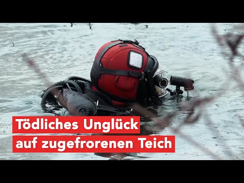 Tragedy in Wismar: Man dies while diving in frozen fire pond