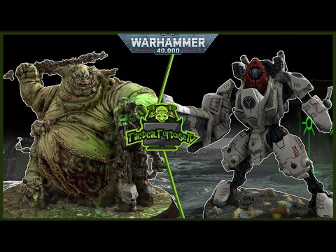 Endless Ed's Last Ride! | Chaos Daemons vs T'au | PTV Teams R3 | Warhammer 40k Batrep