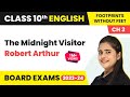 The Midnight Visitor Class 10 English Chapter 3 Footprints Without Feet Class 10 English