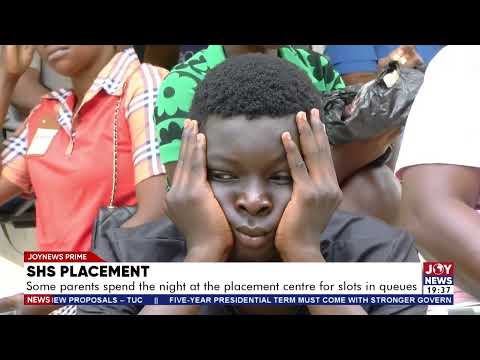 SHS placement: Some parents spend the night at the placement centre for slots in queues.