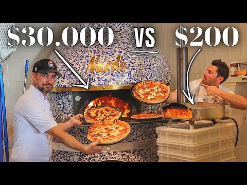 NEAPOLITAN PIZZA IN A $30.000 vs $200 PIZZA OVEN