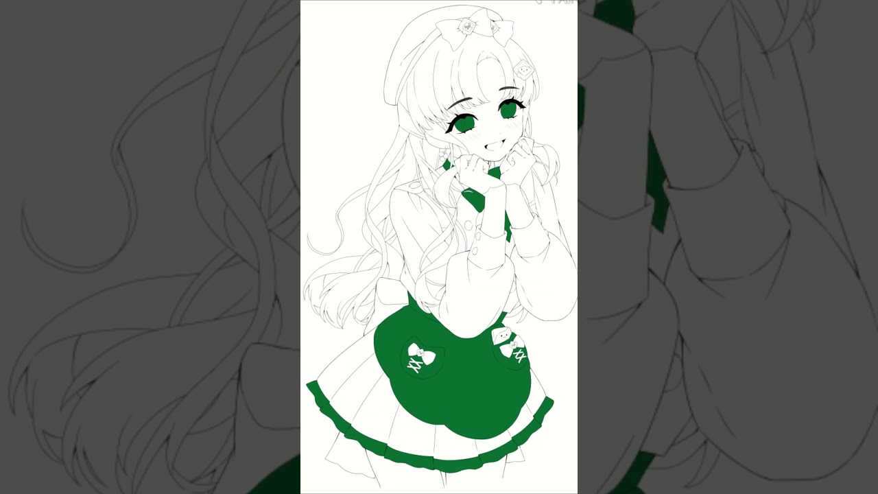 にじさんじ 早乙女ベリーさんを描いてみた【イラストレーター】 #にじさんじ #vtuber #イラストメイキング