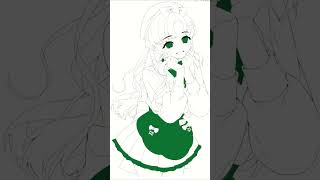 にじさんじ 早乙女ベリーさんを描いてみた【イラストレーター】 #にじさんじ #vtuber #イラストメイキング