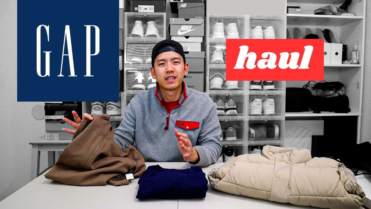 Does GAP Make The BEST Men's Essentials??? GAP Clothing Haul, Review, Sizing
