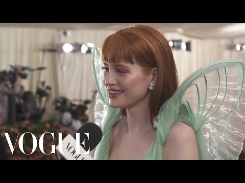 Madelaine Petsch on Her Playful Tinkerbell Dress | Met Gala 2019 With Liza Koshy | Vogue