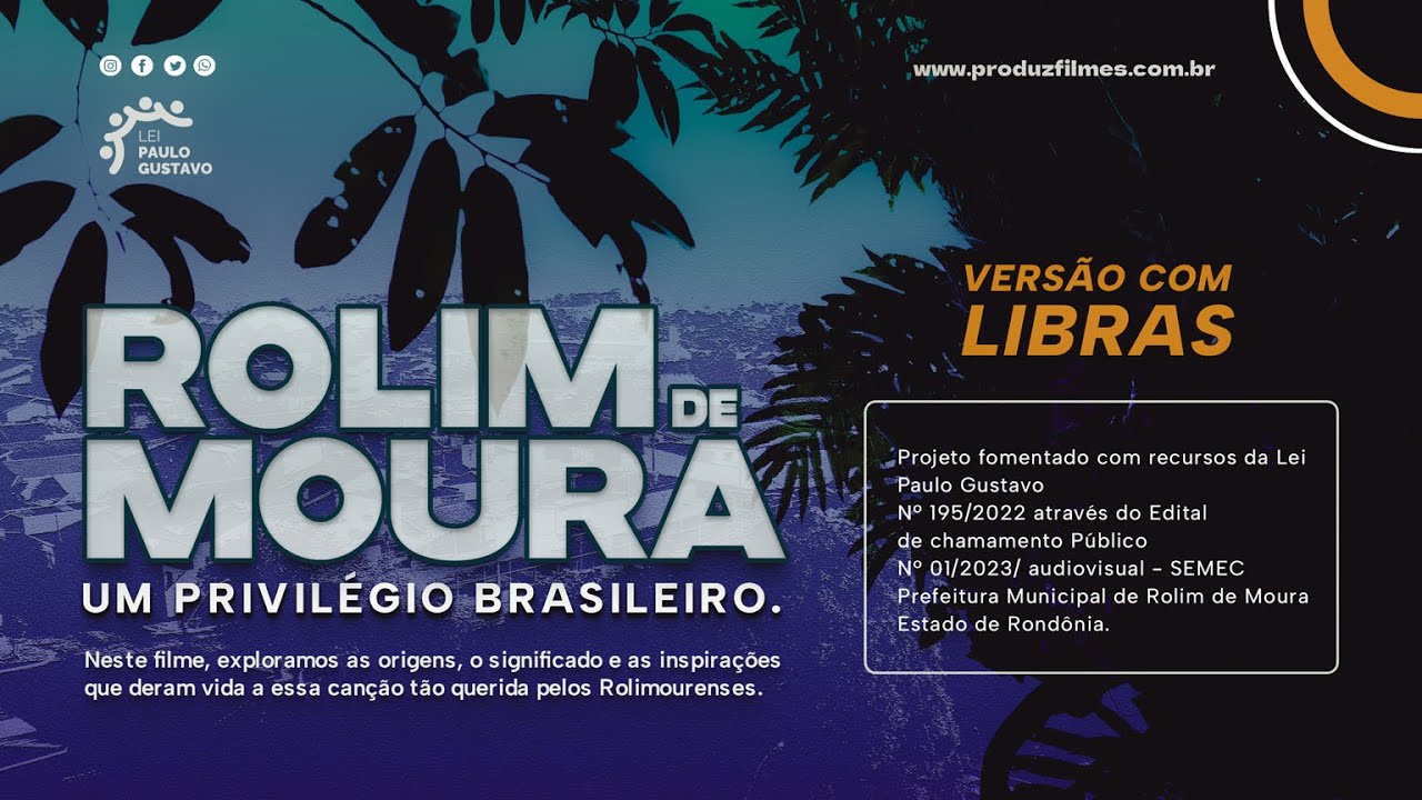 MINIDOCUMENTÁRIO: ROLIM DE MOURA, UM PRIVILÉGIO BRASILEIRO - CONTÉM LIBRAS