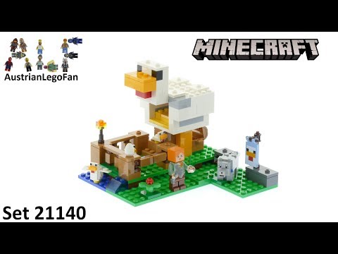 Vidéo LEGO Minecraft 21140 : Le poulailler