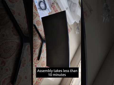 Samsung 27" Curved Monitor Unboxing LC27R500FHWXXL #shorts