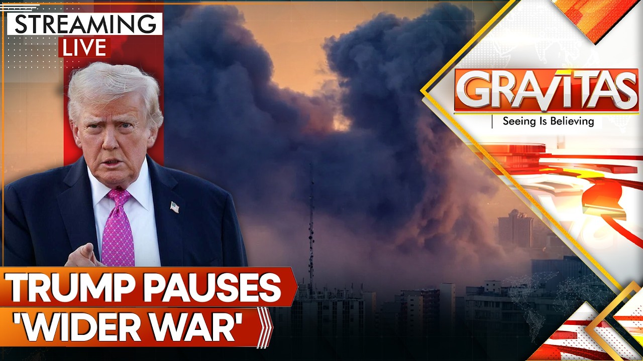 Gravitas LIVE: Iran Mobilises 1 Mn Soldiers as US Mulls Ground Invasion | Trump Pauses 'Wider War'