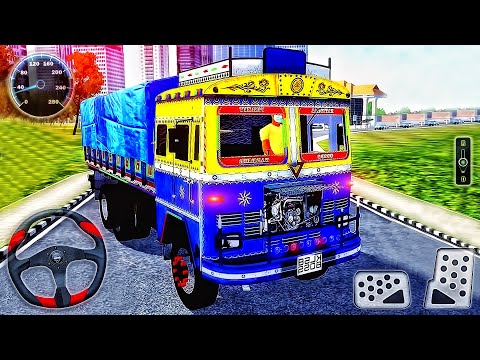 Indian Cargo Truck Mountain Driver - Heavy Lorry Offroad Truck Simulator - Best Android GamePlay