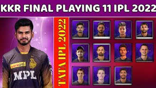 IPL 2022: KKR Strongest Playing 11 for Tommorow match (Kkr Vs Csk)|kkr playing 11|kkr 2022|kkr