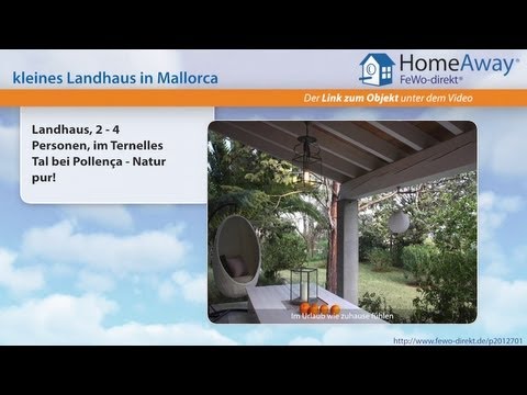 Pollenca/Pollensa: Landhaus, 2 - 4 Personen, im Ternelles Tal bei Pollença - FeWo-direkt.de Video