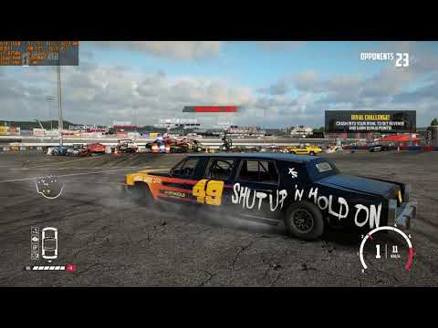 Wreckfest Walkthrough Part 27 - "National Amateurs - Limousine Demolition"