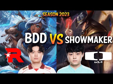 KT BDD vs DK Showmaker - BDD TALIYAH vs Showmaker TWISTED FATE Mid - KR Ranked