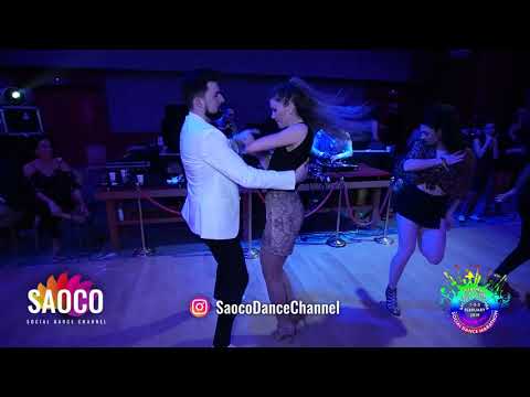 Cotiso Bogdan Nistorica and Alina Chiru Salsa Dancing at Istanbul Social Dance Marathon, 02.02.2019