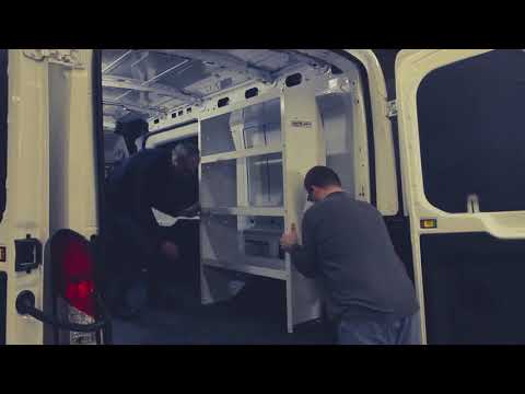 Weather Guard Standard Van Shelf Installation