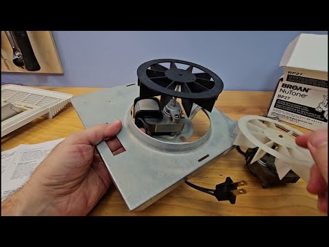So ersetzen Sie den Motor im Badezimmer-Abluftventilator von Broan/Nutone (Modelle 763RL/769RL)