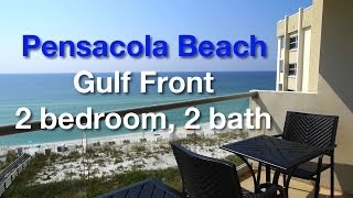 preview picture of video 'Pensacola Gulf Front Vacation Rental / 2 bed, 2 bath 7 floor- Awesome, Panoramic View!!!'
