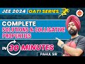 Solutions ONE SHOT in 30 Minutes! - QUICK Revision! JEE 2024 Chemistry | Pahul Sir
