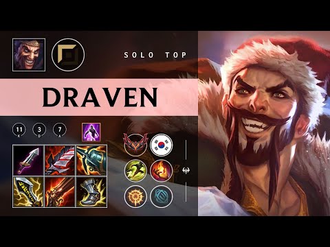 Draven Top vs Camille - KR Grandmaster Patch 26.01